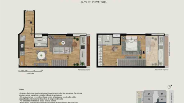 Hub Coliving plantas dos apartamentos Hub Coliving plantas dos apartamentos