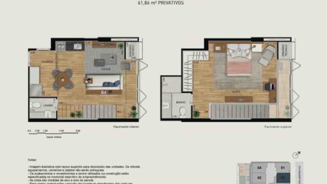 Hub Coliving plantas dos apartamentos Hub Coliving plantas dos apartamentos