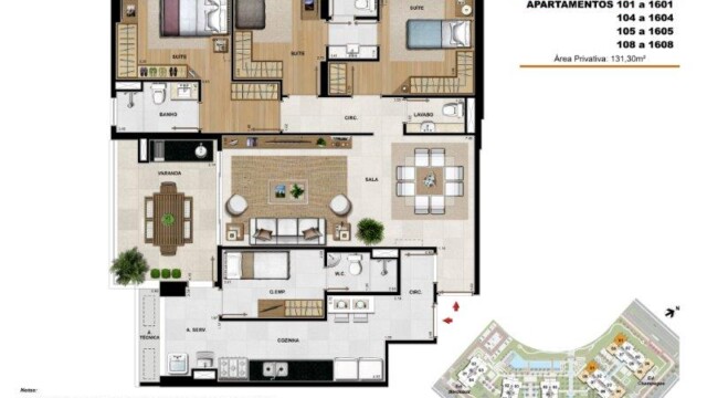 Ilha Pura Saint Michel plantas dos apartamentos Ilha Pura Saint Michel plantas dos apartamentos