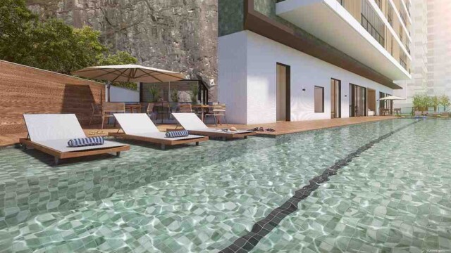 Iluminato Residencial Botafogo área de lazer piscina