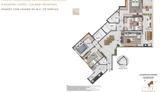 Iluminato Residencial Botafogo plantas dos apartamentos Iluminato Residencial Botafogo plantas dos apartamentos