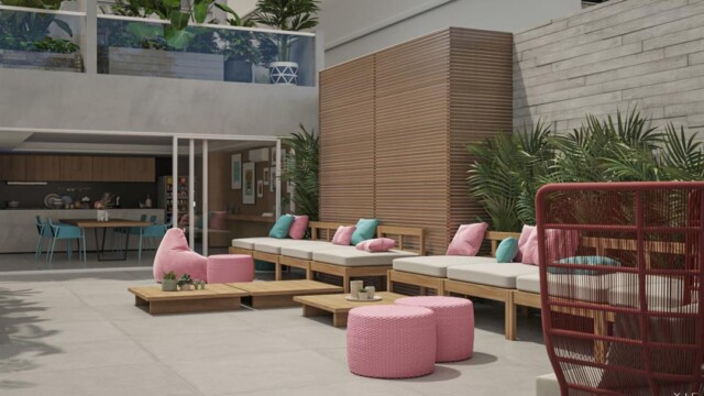 Insight Praia do Flamengo área de lazer rooftop Insight Praia do Flamengo área de lazer rooftop