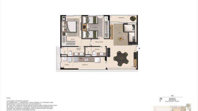 Ivo Botafogo plantas dos apartamentos