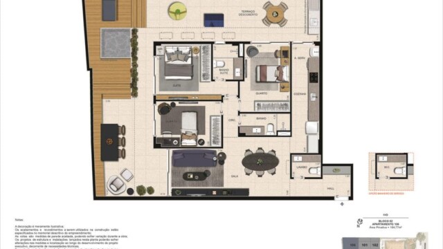 Ivo Botafogo plantas dos apartamentos