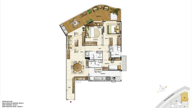 La Fontaine Lagoa plantas dos apartamentos La Fontaine Lagoa plantas dos apartamentos