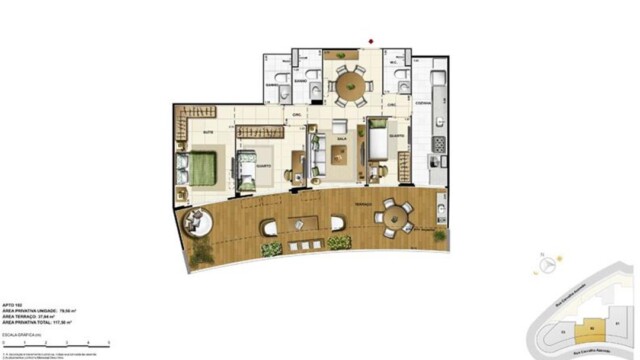 La Fontaine Lagoa plantas dos apartamentos La Fontaine Lagoa plantas dos apartamentos