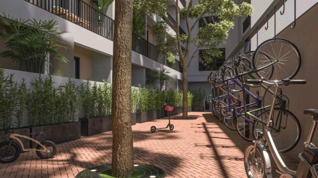 Lançamento Cores do Rio área de lazer bicicletário