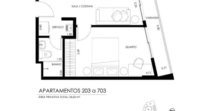 Lançamento Cores do Rio plantas dos apartamentos