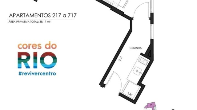 Lançamento Cores do Rio plantas dos apartamentos