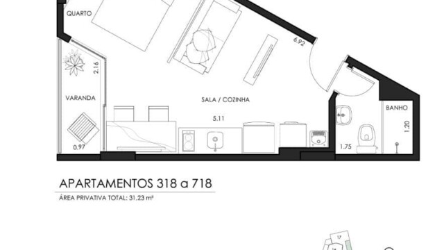 Lançamento Cores do Rio plantas dos apartamentos