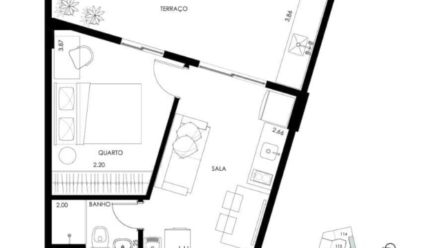 Lançamento Cores do Rio plantas dos apartamentos