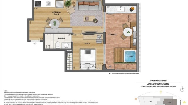 Matiz Mozak Jardim Botânico plantas dos apartamentos