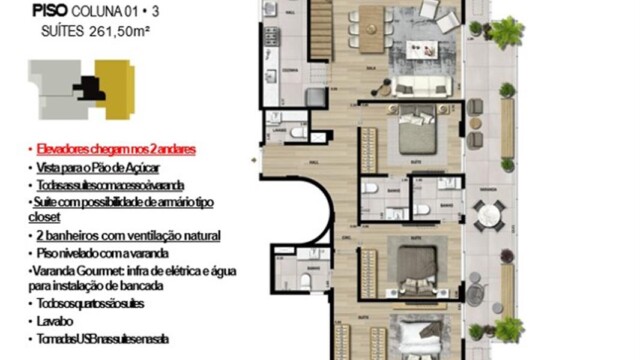 PB50 Botafogo plantas dos apartamentos PB50 Botafogo plantas dos apartamentos