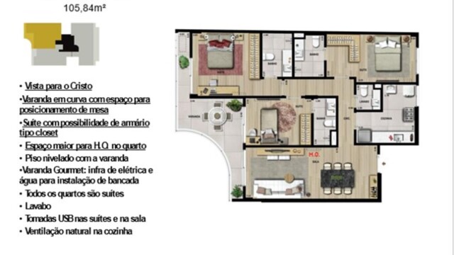 PB50 Botafogo plantas dos apartamentos