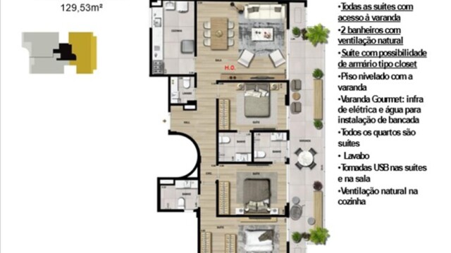 PB50 Botafogo plantas dos apartamentos