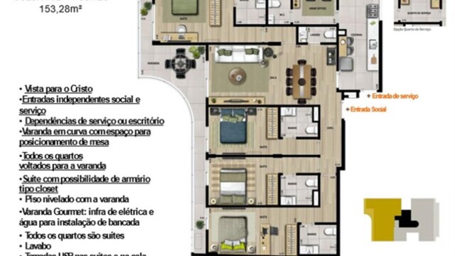 PB50 Botafogo plantas dos apartamentos