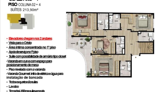 PB50 Botafogo plantas dos apartamentos