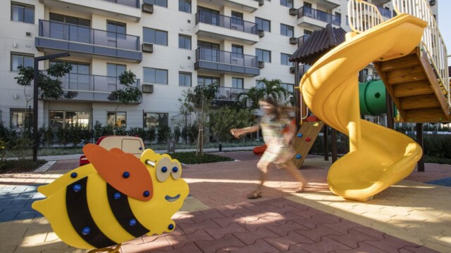 RJZ Cyrela Like Residencial Club área de lazer playground