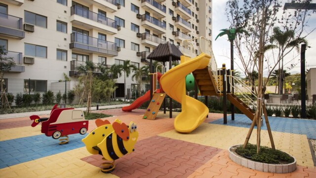 RJZ Cyrela Like Residencial Club área de lazer playground