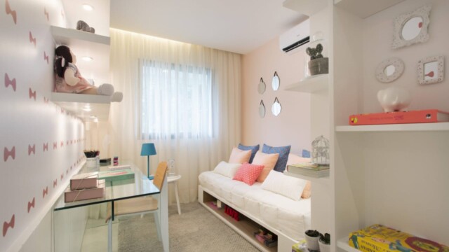 RJZ Cyrela Like Residencial Club fotos do apartamento decorado