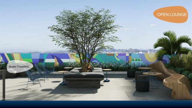Residencial Skylux by Tegra área de lazer open lounge