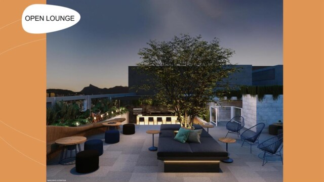Residencial Skylux by Tegra área de lazer open lounge