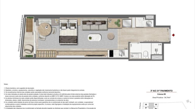 Residencial Skylux by Tegra plantas dos apartamentos