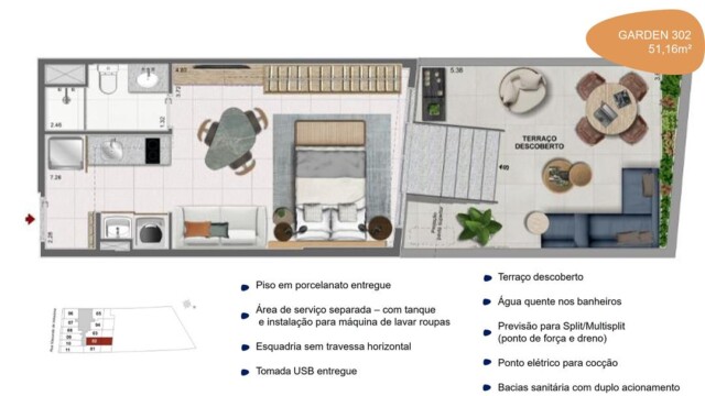 Residencial Skylux by Tegra plantas dos apartamentos