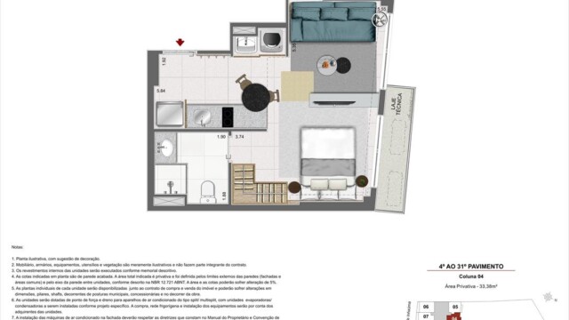 Residencial Skylux by Tegra plantas dos apartamentos