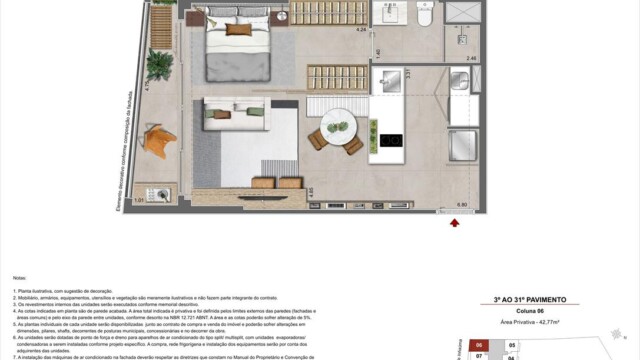 Residencial Skylux by Tegra plantas dos apartamentos