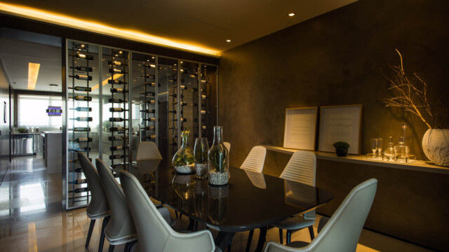 Riserva Golf Vista Mare Residenziale by pininfarina Mesa cozinha Riserva Golf Vista Mare Residenziale by pininfarina Mesa cozinha