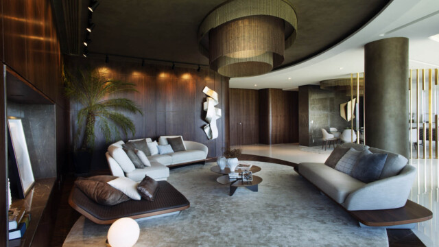 Riserva Golf Vista Mare Residenziale by pininfarina Sala Riserva Golf Vista Mare Residenziale by pininfarina Sala