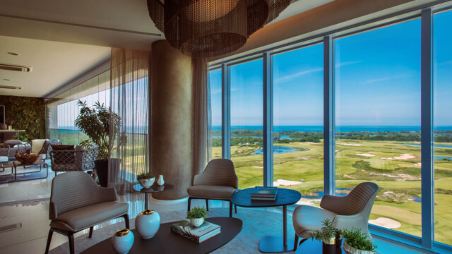 Riserva Golf Vista Mare Residenziale by pininfarina Sala vista Riserva Golf Vista Mare Residenziale by pininfarina Sala vista