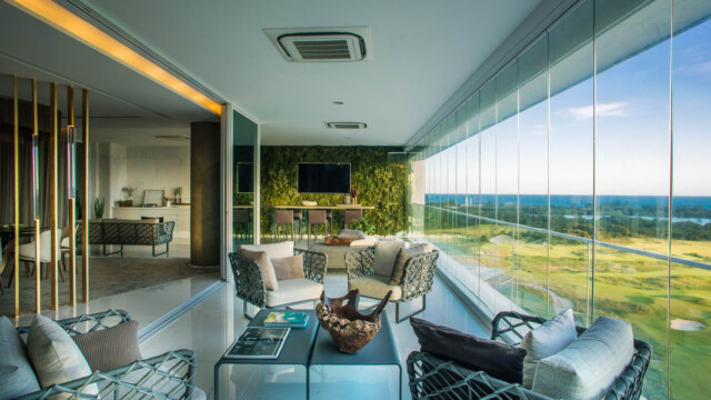 Riserva Golf Vista Mare Residenziale by pininfarina sala varanda