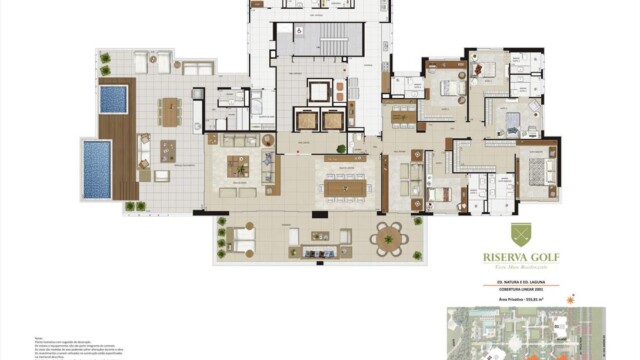Riserva Golf Vista Mare Residenziale plantas dos apartamentos