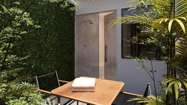 Tangram Residence área de lazer sauna
