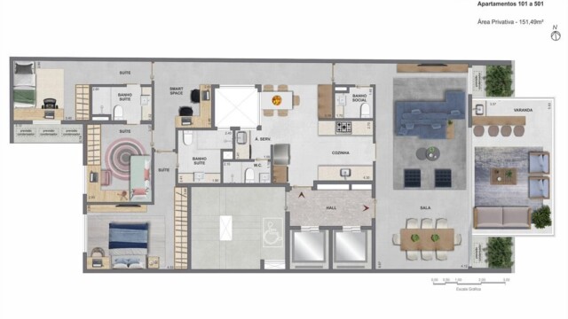Tangram Residence plantas dos apartamentos Tangram Residence plantas dos apartamentos