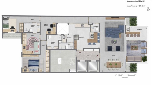 Tangram Residence plantas dos apartamentos Tangram Residence plantas dos apartamentos