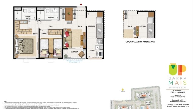 Up Barra Mais plantas dos apartamentos Up Barra Mais plantas dos apartamentos
