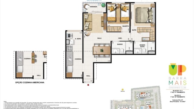 Up Barra Mais plantas dos apartamentos Up Barra Mais plantas dos apartamentos