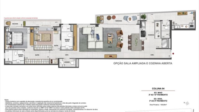 Volp 40 Botafogo plantas dos apartamentos