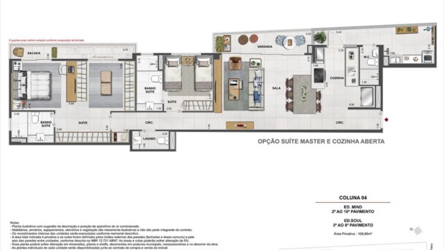 Volp 40 Botafogo plantas dos apartamentos