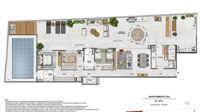 Volp 40 Botafogo plantas dos apartamentos