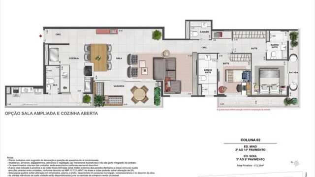 Volp 40 Botafogo plantas dos apartamentos
