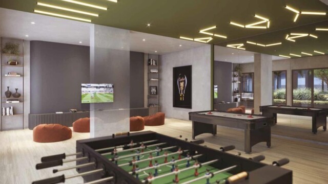 Atmosfera Condominium Park área de lazer salão de jogos
