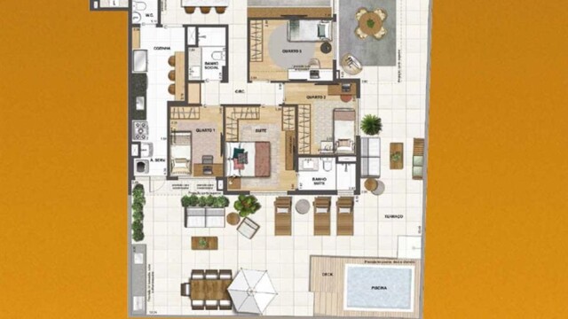 Atmosfera Condominium Park plantas dos apartamentos Atmosfera Condominium Park plantas dos apartamentos