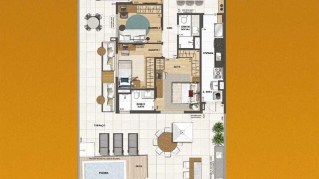 Atmosfera Condominium Park plantas dos apartamentos Atmosfera Condominium Park plantas dos apartamentos