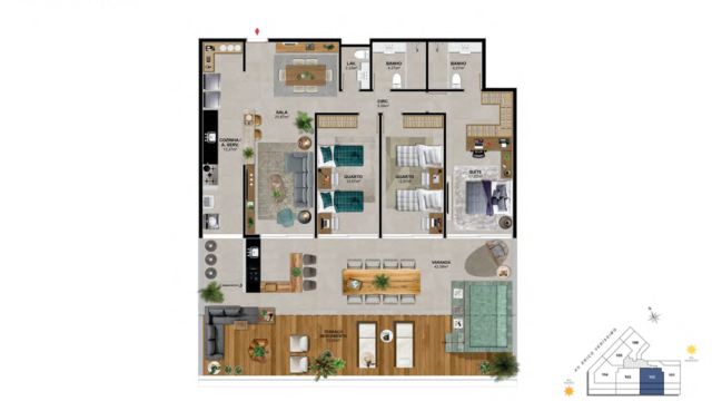 Praia Av do Pepê Residencial Mar plantas dos apartamentos Praia Av do Pepê Residencial Mar plantas dos apartamentos