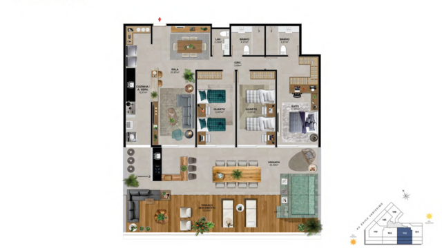 Praia Av do Pepê Residencial Mar plantas dos apartamentos Praia Av do Pepê Residencial Mar plantas dos apartamentos