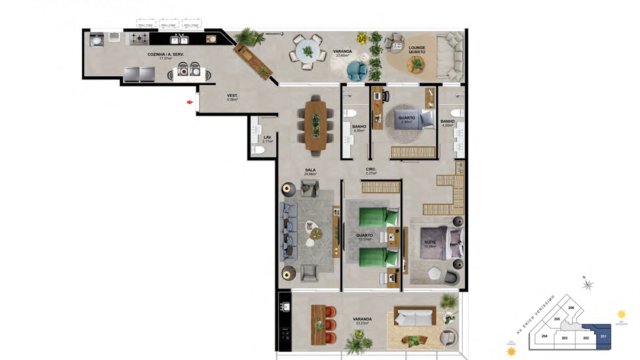 Praia Av do Pepê Residencial Mar plantas dos apartamentos Praia Av do Pepê Residencial Mar plantas dos apartamentos